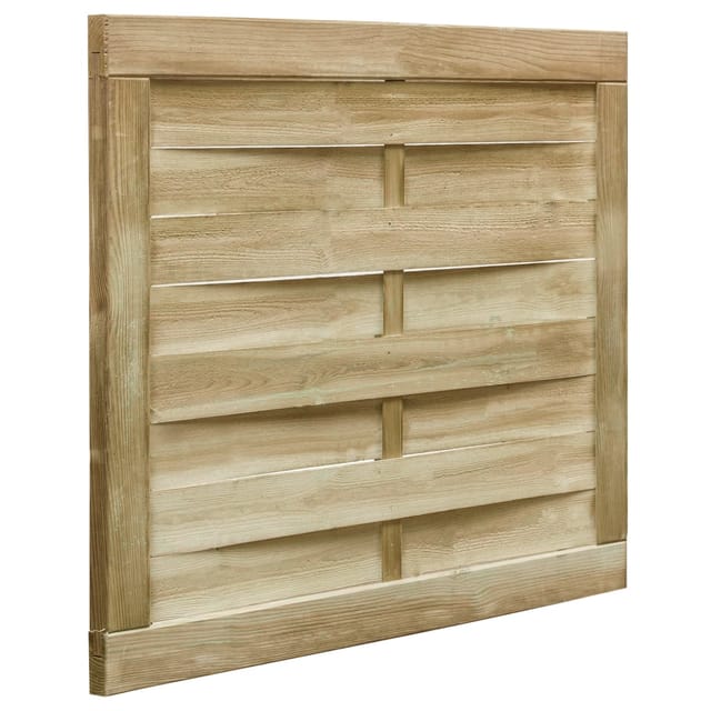 Gartentor Imprägniertes Kiefernholz 100x75 Cm Grün