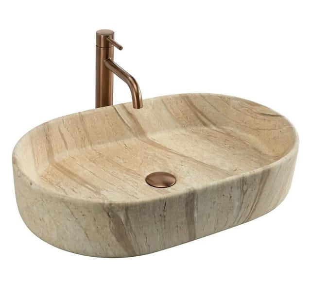 Aufsatzwaschbecken Rea Nadia 60 Beige
