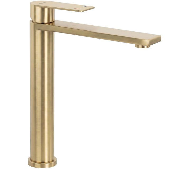Waschbeckenarmatur Rea Hunter High Brush Gold