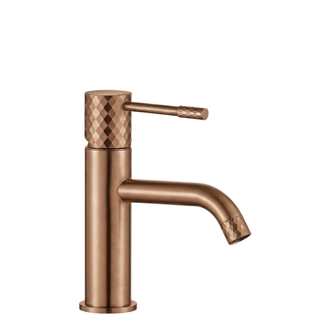 Waschbeckenarmatur Rea Lungo Low Brush Copper