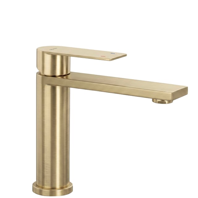 Waschbeckenarmatur Rea Hunter Low Brush Gold