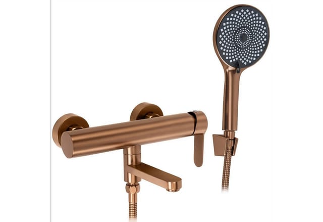 Badewannenarmatur Rea Arcos Brush Copper