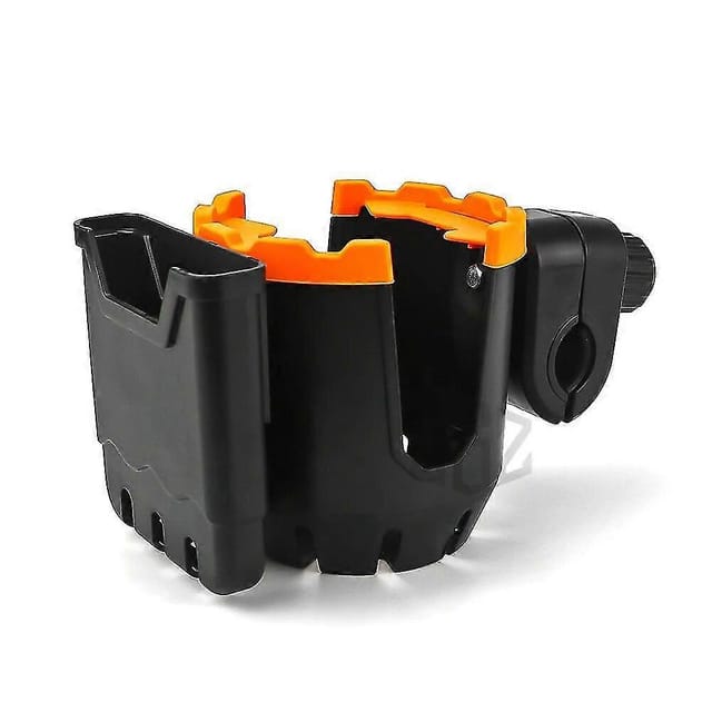 Fahrrad- Und Motorrad-lenkerclip Aus Abs-gummi, 2-in-1-becherhalter, Handyhalterung Und Handyhalterung, Universell Für Lenker Mit 22–45 Mm Durchmesser – Orange