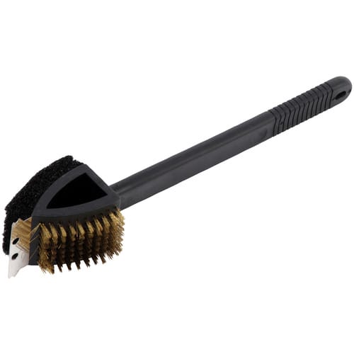 Mr. GARDENER Grillbürste, Edelstahl/Kunststoff, Breite: 8,5 cm - schwarz