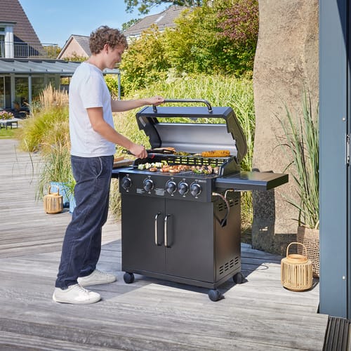 THOR Gasgrill &raquo;Minnesota &laquo;, Grillfl&auml;che: 67 x 36,3 cm, Edelstahl, schwarz