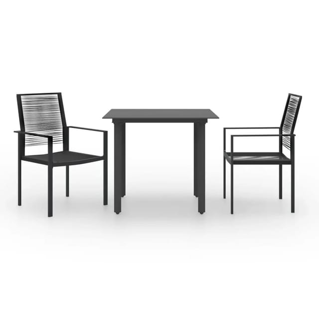 vidaXL 3-tlg Garten-Essgruppe
