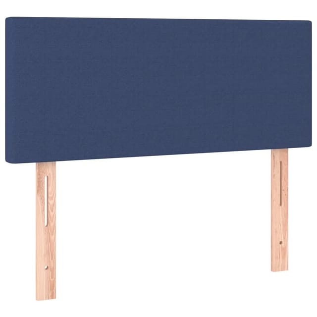 vidaXL LED Kopfteil Blau 90x5x78/88 cm Stoff 3121320
