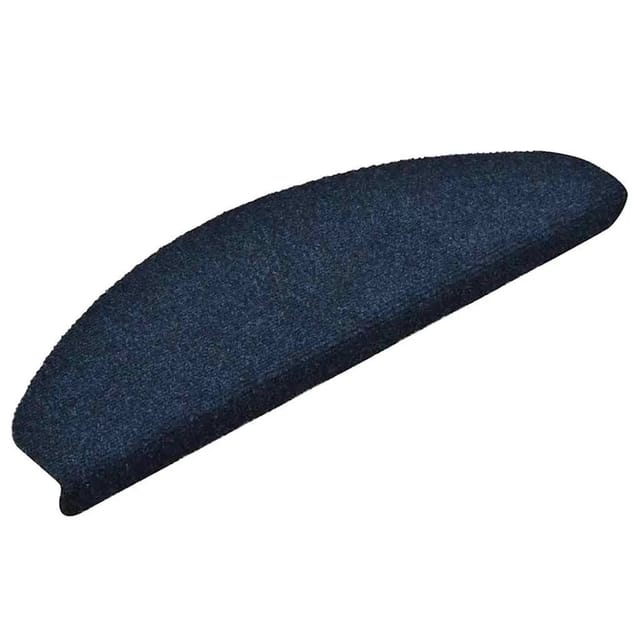 vidaXL Stufenmatten Selbstklebend 5 Stk 65x21x4 cm Marineblau Halbrund Groß 149718