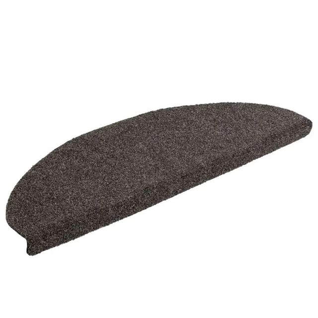 vidaXL Stufenmatten Selbstklebend 10 Stk 65x21x4 cm Anthrazit Halbrund Groß 149715