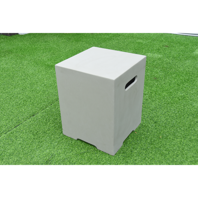 Elementi Abdeckung für 5 kg Gasflaschen in Beton-Optik Grau