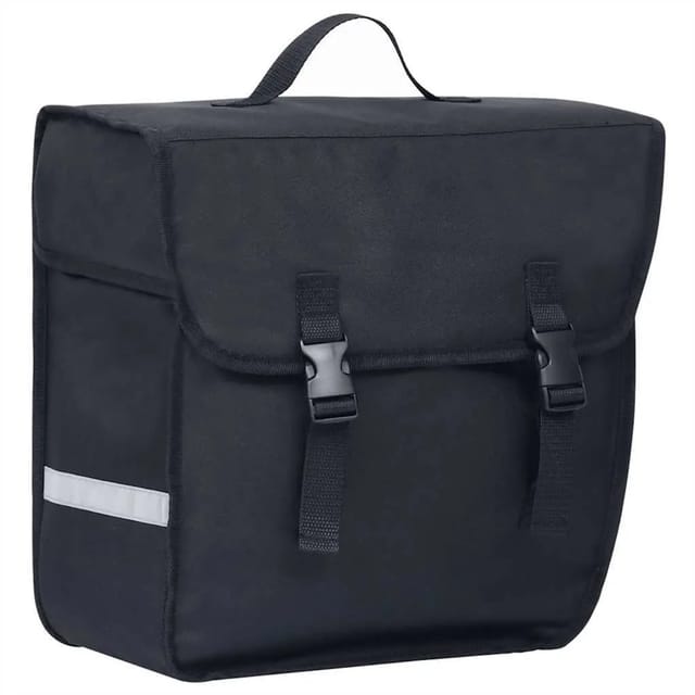 vidaXL Fahrradtasche für Gepäckträger Wasserdicht 21 L Schwarz 93252