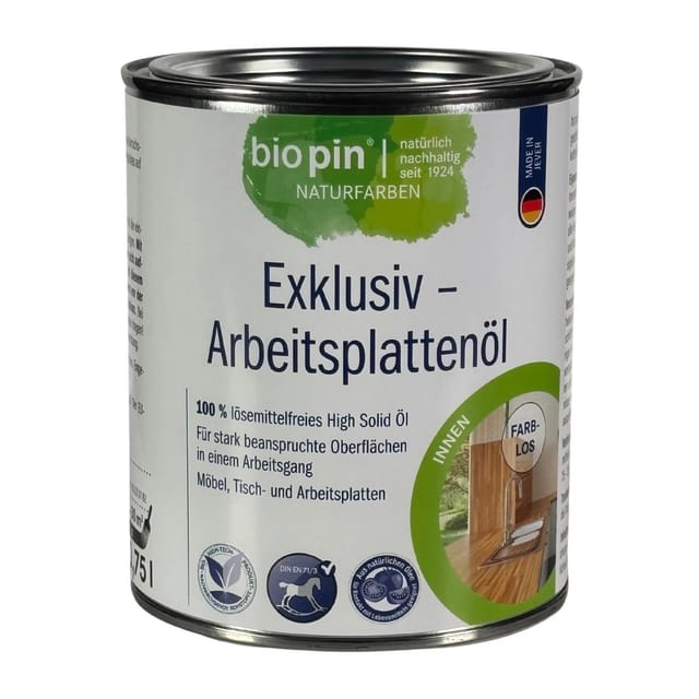 Biopin Exklusiv Arbeitsplattenöl High Solid 0,75,