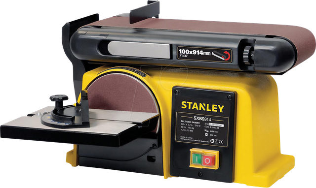 STAN SXBS914E - Bandschleifer und Tellerschleifer, 370 W