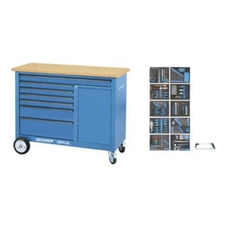 1504 XL-TS-308 Rollwerkbank mit Sortiment