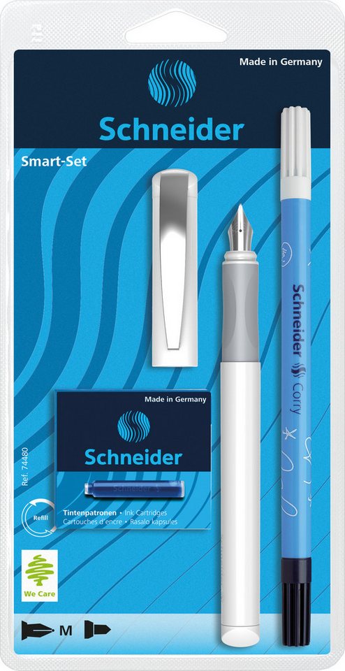 SCHNEIDER Füller Schneider Füllerset Smart weiß Blister