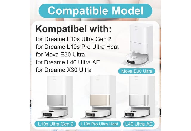 FELIXLEO Saugroboter Zubehör-Set Zubehör Set Dreame L10s Ultra Gen2 Mova E30 L40 AE Ersatzteile, (1-tlg)