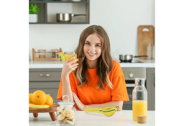 relaxdays Zitruspresse manuell 2 in 1