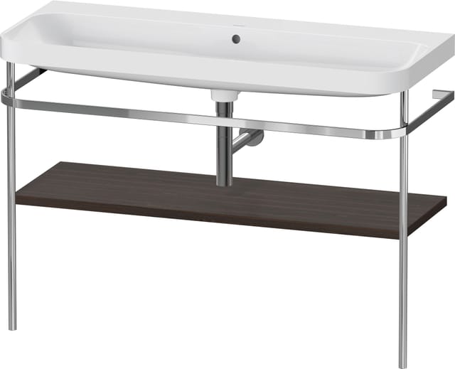 Duravit Happy D.2 Plus C-shaped Set Mit Metallkonsole,
