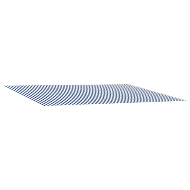Markisenersatzstoff Blau Und Weiß 350 X 200 Cm Polyester Vidaxl
