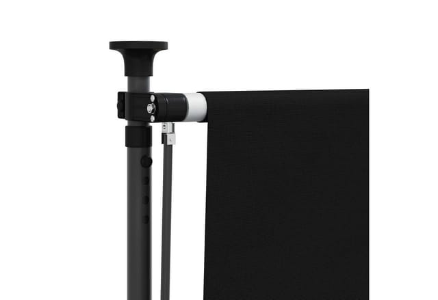Outdoor Rollo Schwarz 150 X 270 Cm Vidaxl