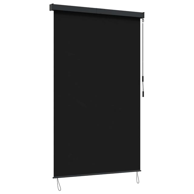 Rollo Schwarz 60 X 250 Cm Stoff Und Aluminium Vidaxl
