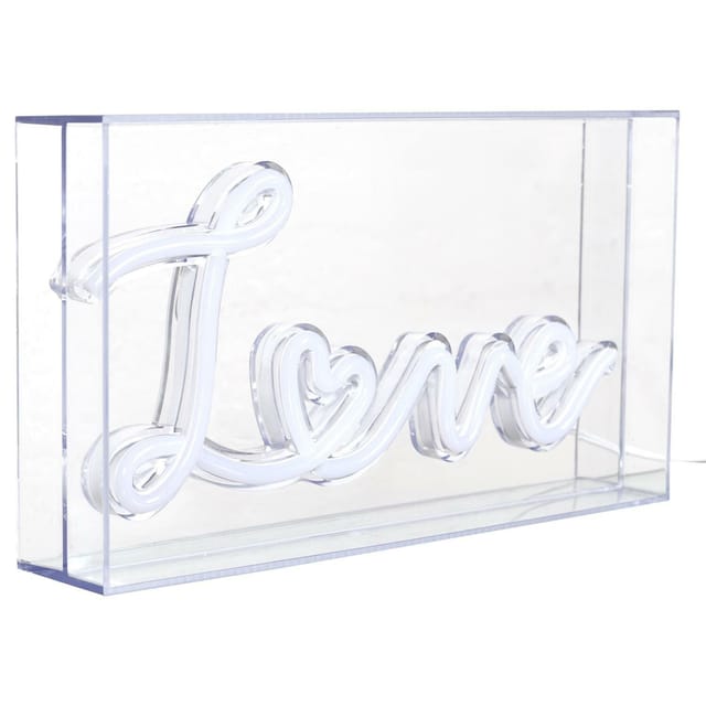 Love Acryl Led Lampe