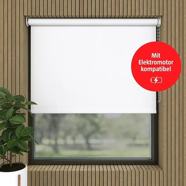 Expo Ambiente Verdunkelungsrollo (B x H: 80 x 190 cm, Weiß, Uni)