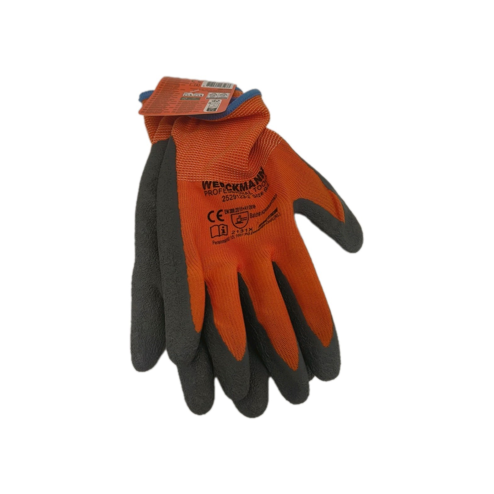 Werckmann SCHRUMPF-LATEX Arbeitshandschuhe Gr. 9 / L ARbeit Handschuhe NEU Bild 4