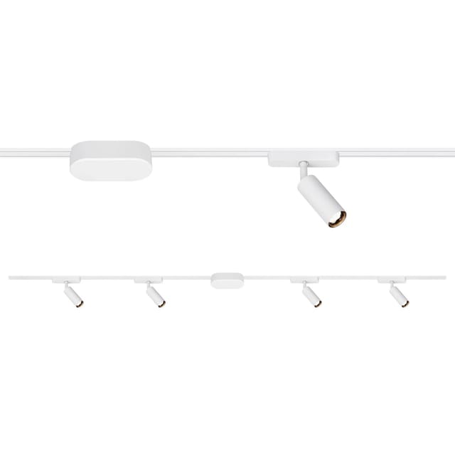 Brilo Starter-Set Luxtrail LED Spots Schwenkbar Weiß