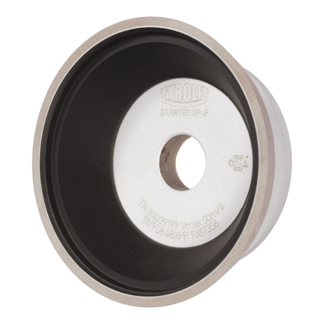 TYROLIT Diamant-Topf-Schleifscheibe STARTEC XP-P DxTxH (mm), 100x35x20, Typ: D64