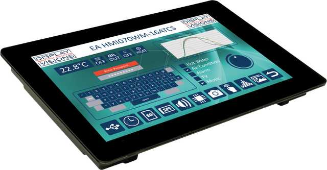 HMI070LU-16ATCS - HMI Multifunktions-TFT, 7", Touch, LAN