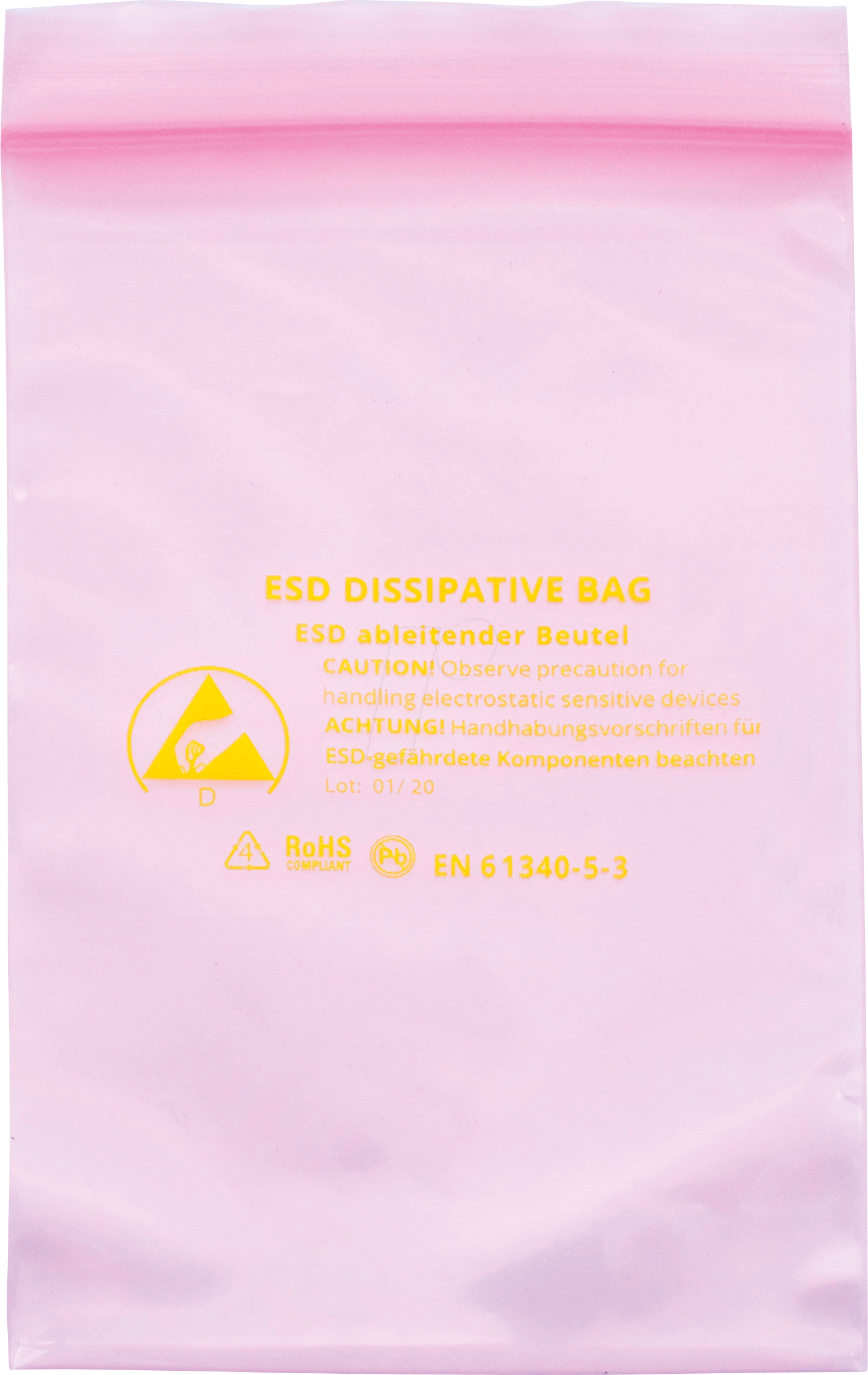 QUAD 1903EC111 - ESD-Beutel, dissipativ, 10 St 75 x 125 mm
