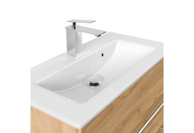 Magnolia Home Waschtisch Badmöbel Mars 700 SlimLine SoftClose eiche gold