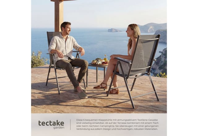 tectake Marcellino (6 St), klappbar