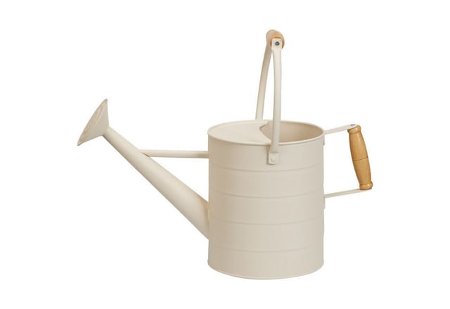 Mojawo Gießkanne Gießkanne Blechkanne Metallkanne Kanne Dekokanne Creme 3,5 Liter