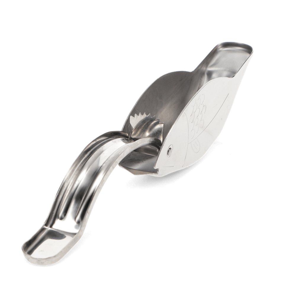 Rex London Zitruspresse Fisch, Edelstahl ca. 12,6 x 2,7 x 6,7 cm Bild 3