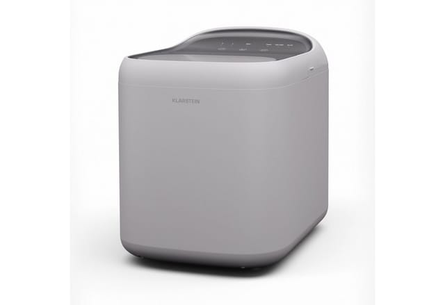 Klarstein SparkIce Eiswürfelbereiter, Bulleteis für Zuhause 15kg/Tag LED Display 2 L Eiswürfelmaschine
