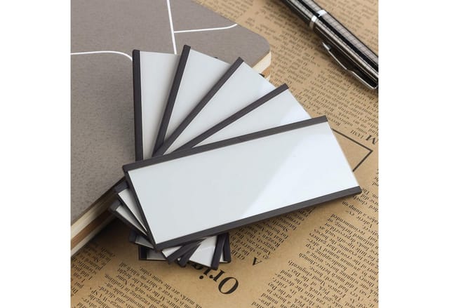 FELIXLEO Magnet 50 Stück Magnetische Etikettenhalter für Whiteboard Kühlschrank (1-St)