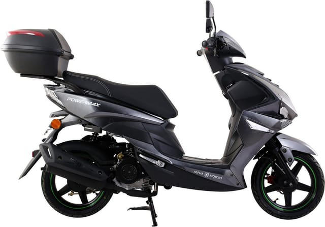 ALPHA MOTORS Motorroller »Powermax« 50 ccm, 45km/h, EURO 5 (mit Topcase)