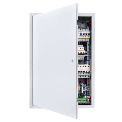VEVOR Revisionsklappe Trockenbau 642 x 438 mm, Revisionstür aus Verzinktem Stahl mit Schlitzverschluss, Wartungsklappe für Deckenmontage (Sanitär & Elektro), Einbaumaß 417 x 620 mm Inspektionsklappe