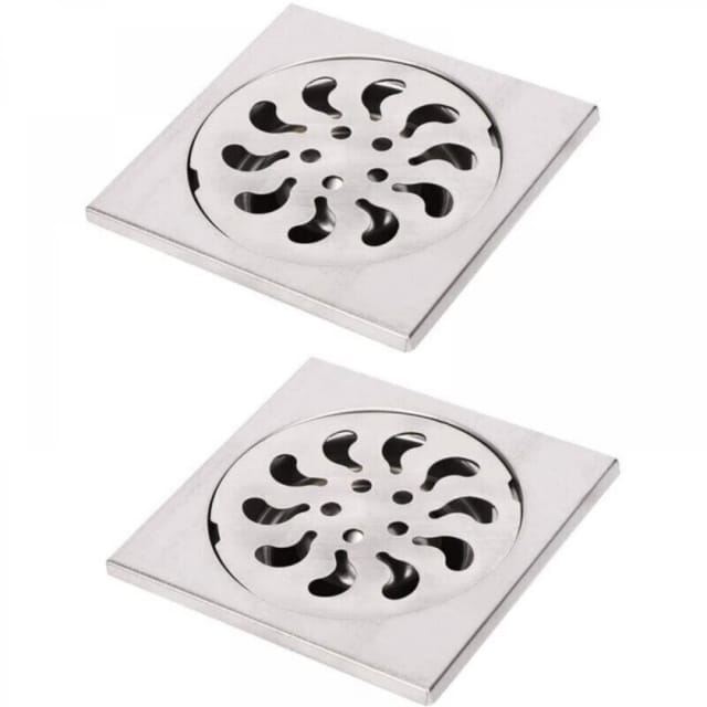 [niemals Verwendet] 10x10x30mm 2 Stück Edelstahl-bodenablauf, Quadratischer Duschrost, Duschfilter, Haarfänger Für Badezimmer