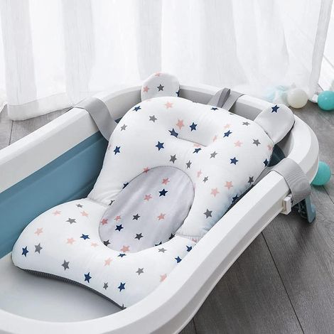 Babybadewannenkissen, Babybadematte Für Neugeborene, Babybadewannen-stütznetz, Babybadewannenkissen, Rutschfester Schwimmender Badewannensitz
