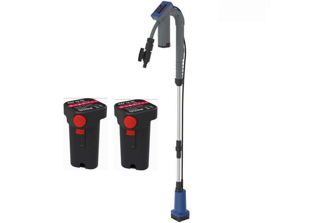 Güde Akku Regenfasspumpe 12v Rfp 12-201-04 Gartenpumpe 2 Akkus Und Ladegerät