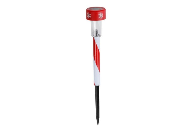 Led Solar Weihnachts-gartenstecker - 3er Set - Weihnachtliche Solar Gehweg Lampen