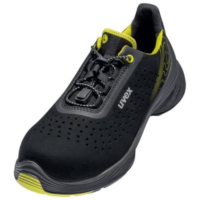 Uvex 1 G2 Halbschuhe S1 Schwarz, Gelb Weite 11 Gr. 36
