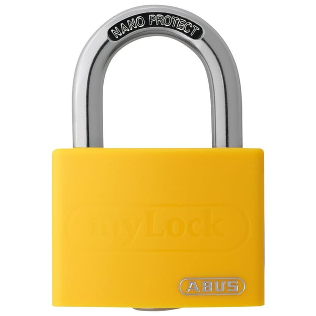 Vorhängeschloss T65 Al / Mylock Farbe Gelb