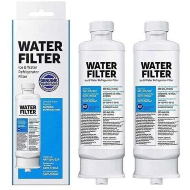 2er-pack Ersatz-wasserfilter Für Kühlschränke – Für Samsung Da97-17376b, Da97-08006c, Haf-qin, Haf-qin/exp