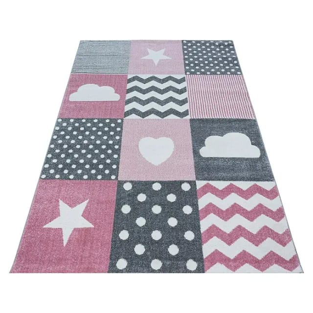 Kinderteppich Kids 0620 (Pink, 150 x 80 cm, 100% Polypropylen)