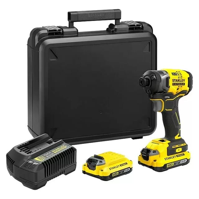 Stanley FatMax Akku-Schlagschrauber SFMCF820D2K-QW (18 V, 2 Akkus, 2 Ah, 190 Nm)