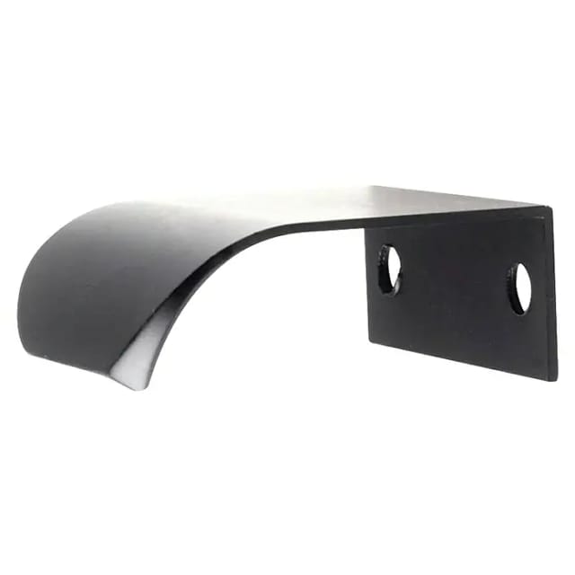 Rei Möbelgriff (Lochabstand: 32 mm, Aluminium, Schwarz, L x B x H: 52 x 18 x 40 mm)